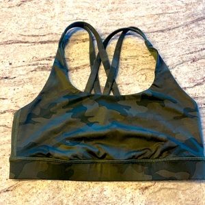 Lululemon Camouflage Sports Bra